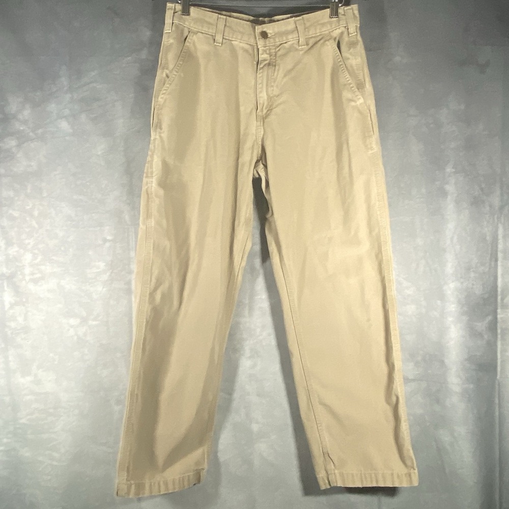 Carhartt Pants Men 30x28* Dungaree Fit Relaxed Workwear Canvas Straight Outdoor